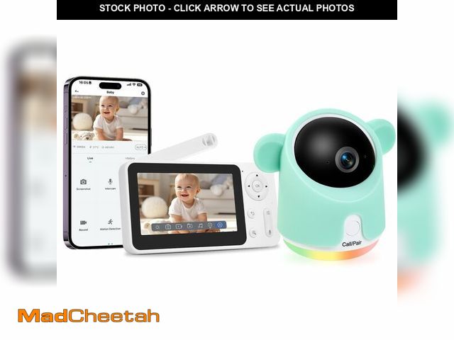 Lot 74-12709571 - Baby Monitor with Camera and Audio, 1080P Baby Camera Monitor WiFi Smartphone App Control Night Visi...
