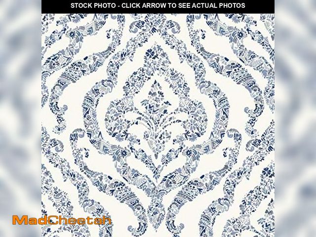 Lot 74-12396857 - NuWallpaper NUS3547 Guildford Peel &amp; Stick Wallpaper, Blue - UNUSED