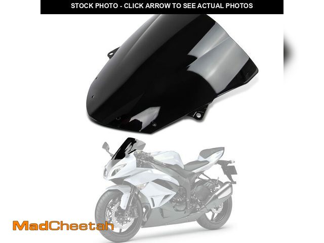 Lot 74-14215199 - Windshield Windscreen Wind Deflector Screen Double Bubble for Ninja ZX10R ZX1000E ZX1000F 2008-2010 ...