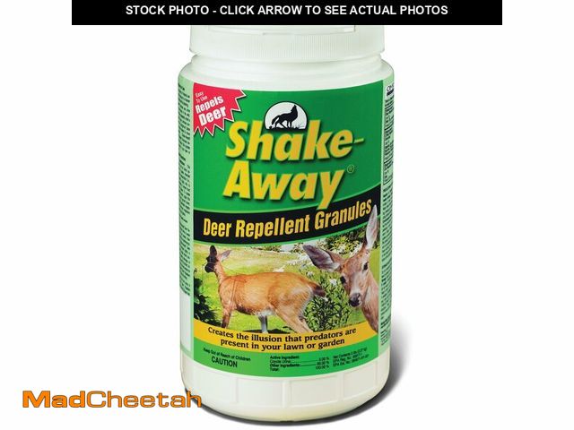 Lot 74-14213381 - Shake Away 5006158 Deer Repellent Granules, 5-Pound, Natural - USED