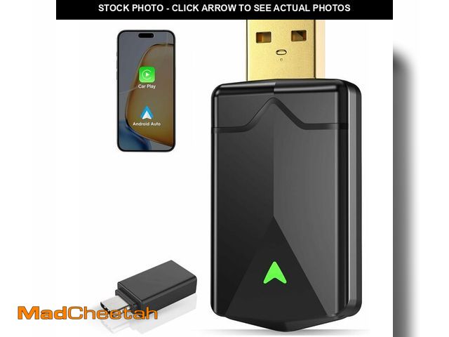 Lot 74-12707418 - Wireless CarPlay AdapterÃ¢â¬â Android Auto Wireless Adapter, 5.8GHz Wi-Fi Plug &amp; Play,Mini an...