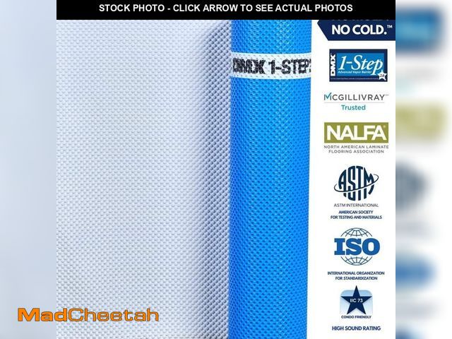 Lot 74-14359681 - DMX 1-STEP 2.0 100 sq. ft. 3.6 ft. x 29 ft. x 5/.32 in. Underlayment for Vinyl Planks, Laminate and ...