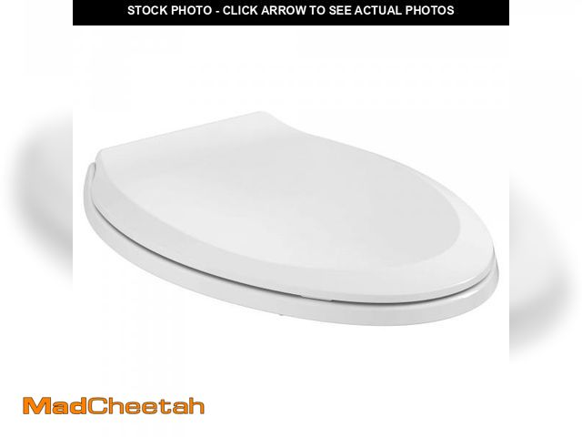 Lot 74-12164301 - American Standard 5503A00B.020 Slow Elongated Closed Front Toilet Seat, White - UNUSED