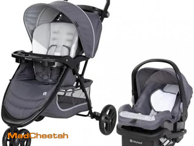 Lot 74-12398817 - Baby Trend Stroller and EZ-Lift Infant Car Seat, EZ Ride Travel System, Dash Grey - UNUSED