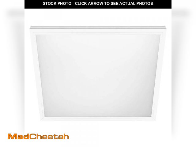 Lot 74-12186561 - Commercial Electric 1-Pack 2 ft. x 2 ft. 4250 Lumens Non-Dimmable Integrated LED Flat Panel Ceiling ...