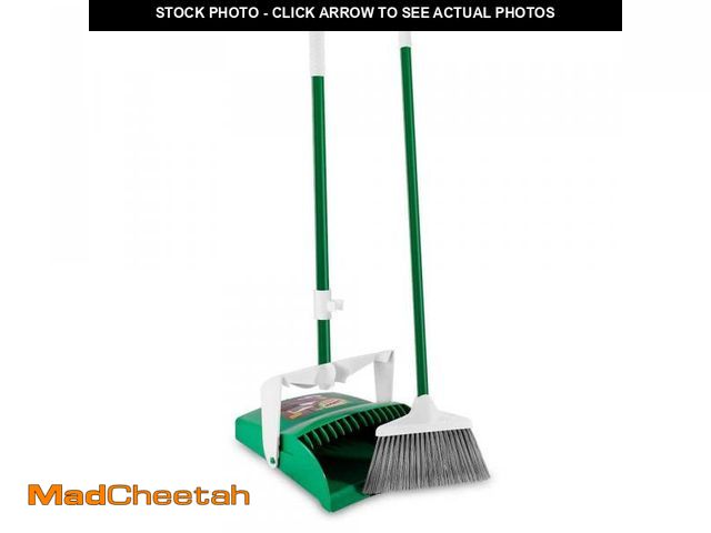 Lot 74-12365275 - Libman 12 in. Lobby Broom and Dustpan Set - UNUSED