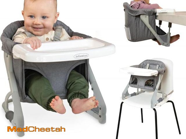 Lot 74-12327635 - Infantino The Ultimate Travel Booster, Versatile and Travel-Friendly Booster, High Chair and Seat fo...