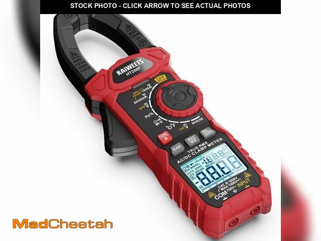 Lot 74-13570875 - KAIWEETS Inrush Digital Clamp Meter 1000A with Backlit; Multimeter TRMS 6000 Counts, Amp Voltage Tes...