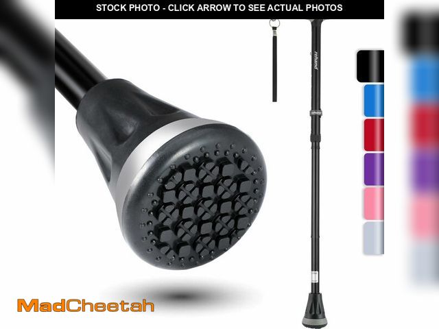 Lot 74-13547715 - REHAND Walking Cane - Foldable, Adjustable, Collapsible Walking Canes for Men &amp; Women, Heavy Dut...