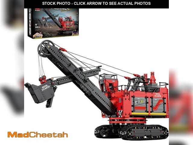 Lot 74-12716516 - Reobrix RC Excavator Building Blocks Set 22014, Power Shovel Vehicle Model Kit, APP &amp; Remote Con...