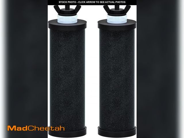 Lot 74-10971675 - Purewell PB-2 Black 3-Stage Composite Purification Elements, Replacement Filters for ProOne and Berk...