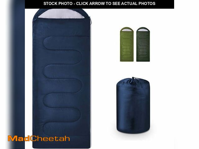 Lot 74-12835544 - Kibhous Sleeping Bags Adults Backpacking Lightweight Waterproof Cold Weather Bag Girls Boys Mens War...