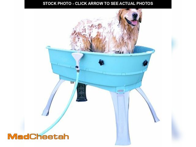 Lot 74-12632853 - Booster Bath Elevated Pet Bathing, Teal, Large (Pack of 1) - UNUSED