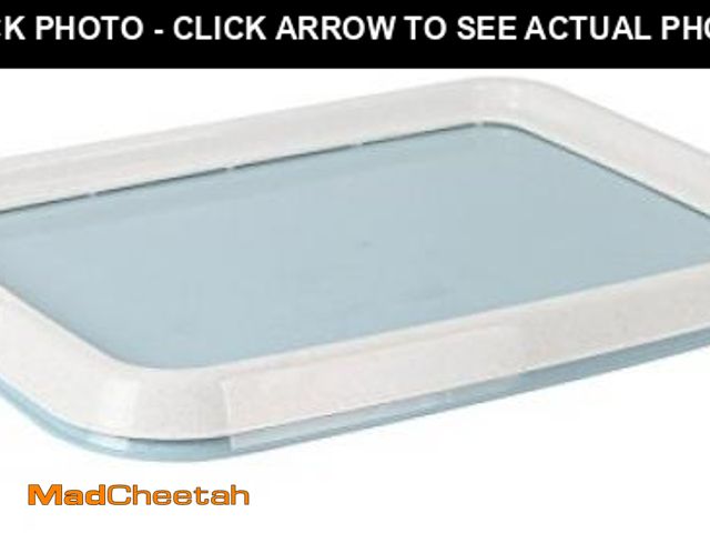Lot 74-12396756 - IRIS USA Pee Pad Holder - For Small Sized Dog and Puppy Pee Pads, Secured Latches, Non-Skid Feet, Hi...