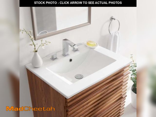 Lot 74-12145961 - Cayman 24 Bathroom Sink - East End Imports EEI-3766-WHI - UNUSED