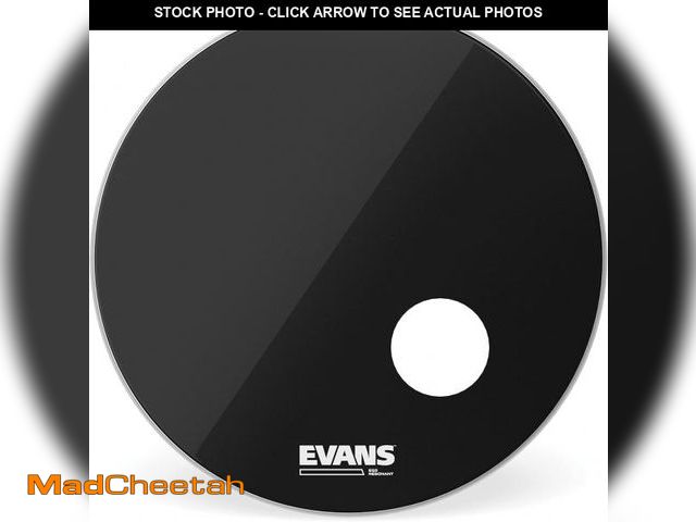 Lot 74-12365949 - Evans EQ3 Resonant Black Bass Drum Head, 18 Inch - UNUSED