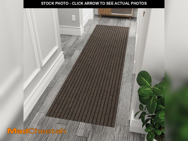 Lot 74-14305097 - Ottomanson 2' x 9' Hallway Runner with Scraper Pile Extra Durable Non-Slip Rug Mat for Indoor &amp; ...