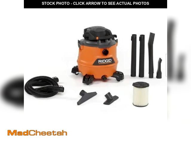 Lot 74-12900083 - Ridgid 16 Gallon Wet/Dry Vacuum With Blower - UNUSED