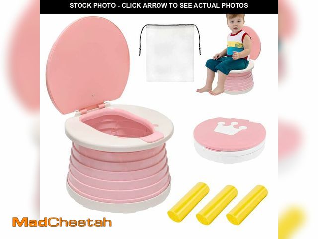 Lot 74-13629040 - portable, foldable potty seat for toddler, Training Toilet Seat Emergency Toilet for Car, Camping, O...