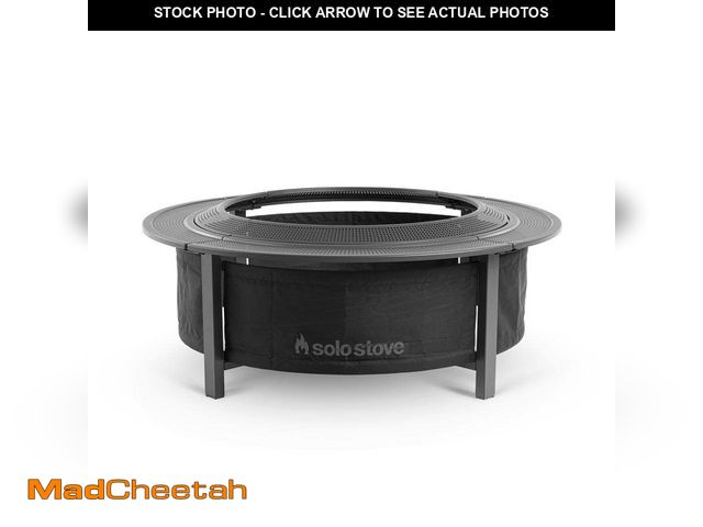 Lot 74-14291931 - Solo Stove 52 in. x 20 in. Surround Outdoor Coated Steel Fire Pit Table Large for Yukon/Canyon - UNU...