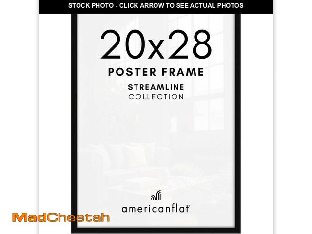 Lot 74-13835489 - Americanflat 20x28 Picture Frame with Polished Plexiglass - Streamline Collection - Thin Border Pict...