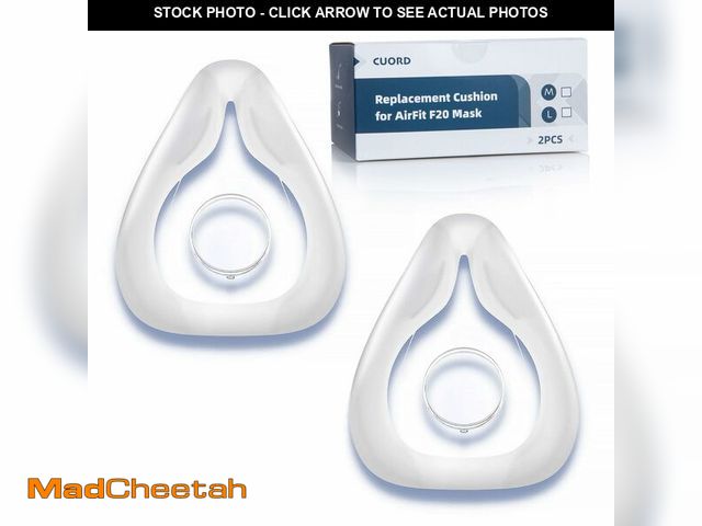 Lot 74-13621109 - 2-Pack Replacement Cushion for ResMed AirFit F20, Compatible with Original Airfit F20 Full Face Mask...