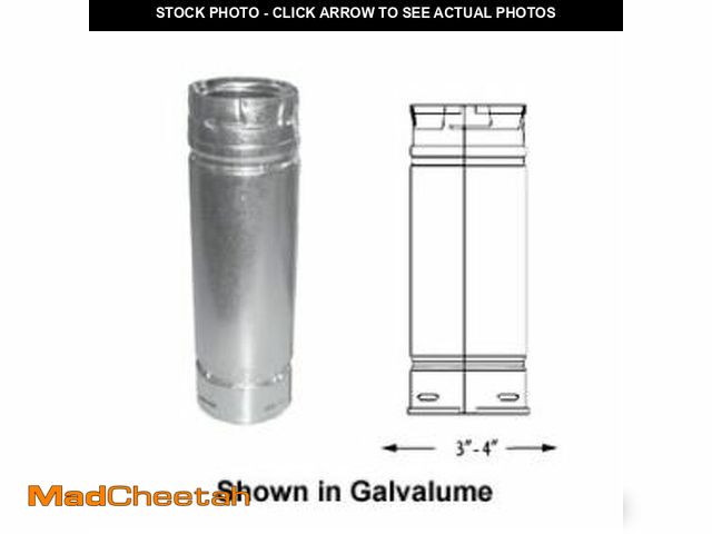 Lot 74-14289879 - DuraVent 4" PelletVent 24" Straight Length Pipe - Black - UNUSED