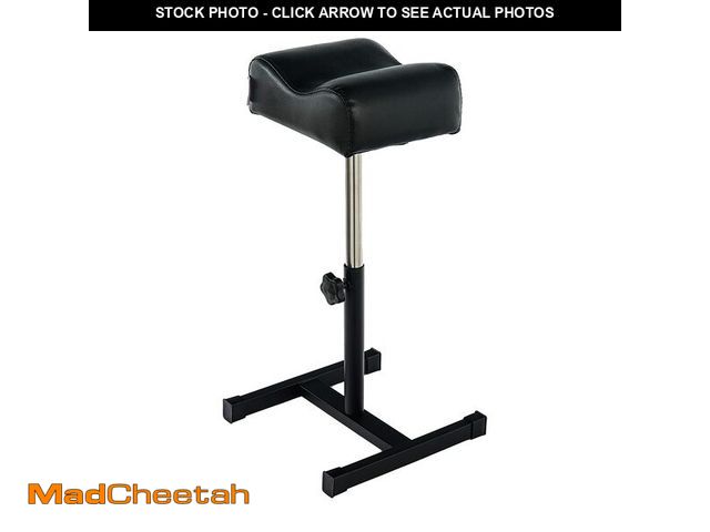 Lot 74-14384421 - QUEESALN Pedicure Manicure Footrest Adjustable Height Stand Beauty SPA Salon Nail Care Black - UNUSE...
