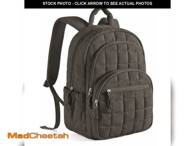 Lot 74-14144927 - BAGSMART College Laptop Backpack, Travel Backpack for Women, Quilted Casual Daypack, Water-Resistant...