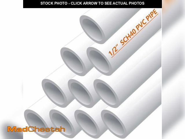 Lot 74-13698162 - letsFix 1/2" PVC Pipe Furniture Grade, DIY PVC Projects for the Home, Garden, Greenhouse, Farm and W...