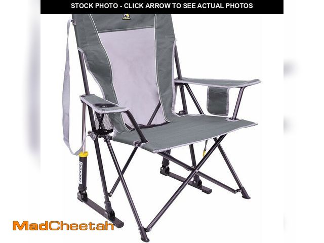 Lot 74-12779341 - GCI Outdoor Comfort Pro Rocker Outdoor Rocking Chair with Beverage Holder - UNUSED
