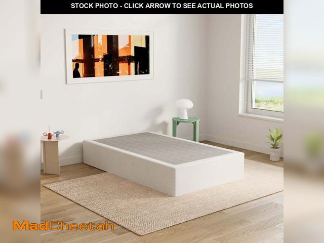 Lot 74-14086603 - ULIESC 9 Inch Twin Box Spring, Twin Size Box Spring Only, Metal Box Spring Twin with Fabric Cover, S...