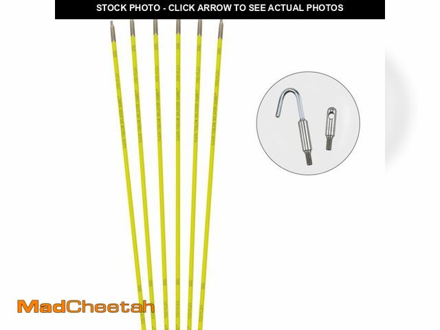 Lot 74-12762791 - Klein Tools 56430 Glow Fish Rod Set, Wire Puller, 30-Foot - UNUSED