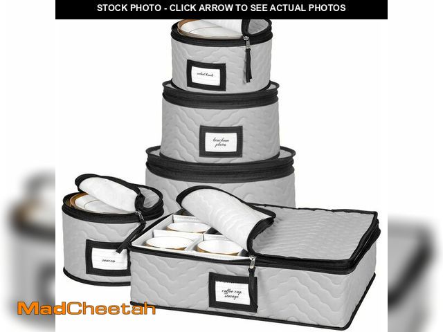 Lot 74-14424700 - China Storage Containers 5-Piece Set Moving Boxes, Quilted Microfiber - UNUSED