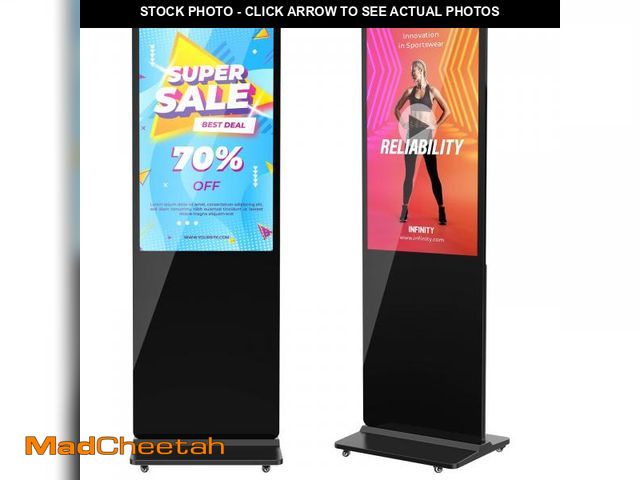 Lot 74-12393083 - 32 Inch Indoor Digital Signage Ultra HD Advertising Display Kiosk with Android OS Support Customizab...