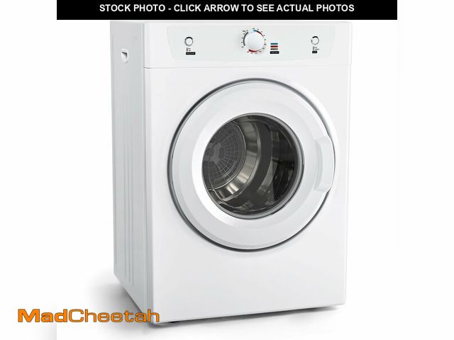 Lot 74-12572555 - (MAKES LOUD NOISE WHEN RUNNING) Euhomy Dryer, 3.5 Cu. Ft. 1500W Clothes Dryer, Stainless Steel Tumbl...