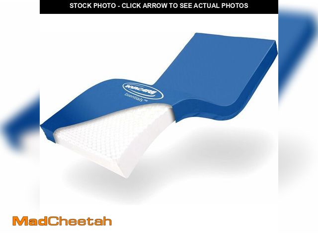 Lot 74-12633106 - Invacare Hospital Bed Mattress, Long Term Care Pressure Redistribution Medical-Grade Foam Mattress, ...