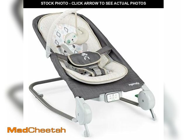 Lot 74-13042146 - Ingenuity Gas Relief and Anti-Colic Baby Bouncer Seat and Rocker, Gentle Belly Message to Relax and ...