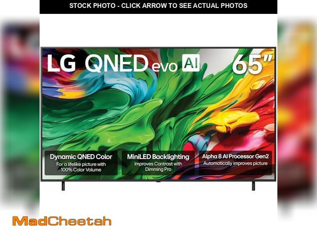 Lot 74-12569844 - LG 65-Inch Class QNED evo AI QNED85A Series Mini LED 4K Smart TV w/AI Picture, AI Sound, HDR10, AI S...