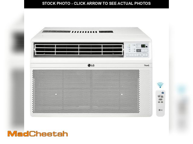 Lot 74-12559321 - LG 14,000 BTU 115V Window Air Conditioner Cools 700 sq. ft. with Wi-Fi, Remote, Dehumidifier and in ...