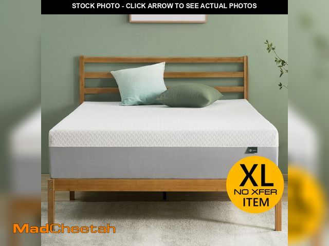 Lot 74-13789583 - Zinus 12 Inch Green Tea Essential Memory Foam Mattress [New Version], King, Fiberglass Free, Medium ...