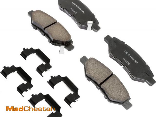 Lot 74-12323001 - ACDelco Gold 17D1337CHF1 Ceramic Rear Disc Brake Pad Kit with Clips - UNUSED