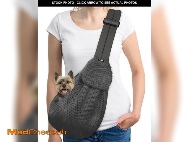 Lot 74-12442366 - SlowTon Dog Carrier Sling - Thick Padded Shoulder Strap Adjustable Dog Carriers for Small Dogs, Pupp...