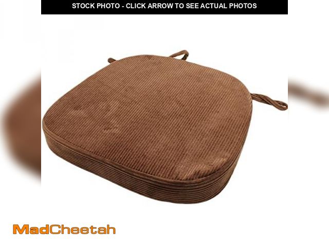 Lot 74-6744656 - ZYHOONE Dining Room Chair Cushions with Ties - Indoor Kitchen Room No Slip Seat Cushion Pads with Ma...