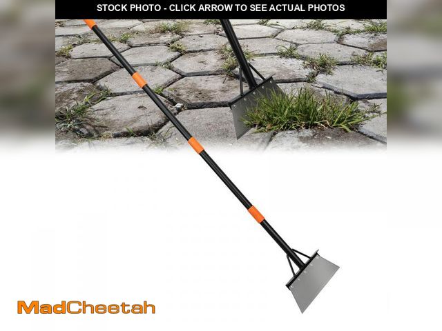 Lot 74-12436374 - Garden Flat Shovel,Heavy Duty Weeding Tools Gardening,60" Long Handle Metal Floor Scraper,Multifunct...