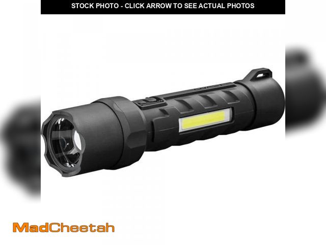 Lot 74-11512436 - Coast Polysteel 700 Stormproof 800 Lumen Dual Power LED Flashlight with Dual Color (White/Red) C.O.B...
