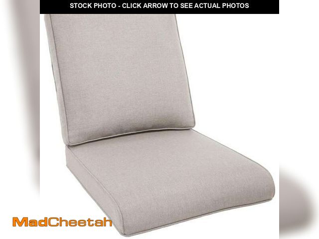 Lot 74-14115317 - Carolina 22 in. x 25 in. Deep Seating 2-Piece Outdoor Lounge Chair Loveseat Replacement Cushion and ...