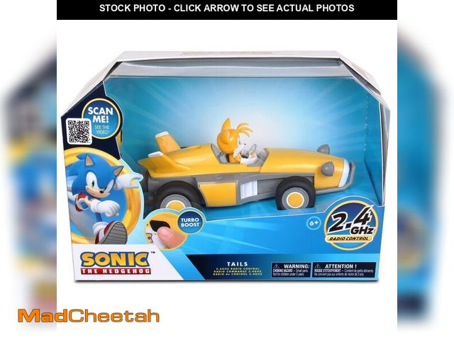 Lot 74-14272522 - Sonic Racing RC: Tails The Fox - NKOK (603), 2.4GHz Remote Controlled Car with Turbo Boost, Official...