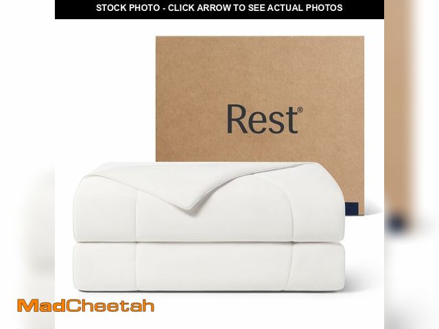 Lot 74-12441637 - RESTÃÂ® EvercoolÃÂ® Cooling Comforter, Twin/Twin XL, Blanket for Hot Sleepers, All Season Bedding ...