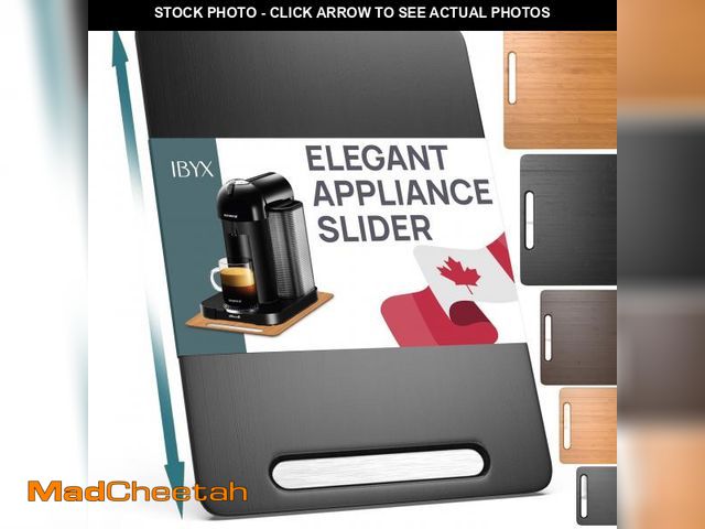 Lot 74-11551488 - Ibyx Elegant Sliding Tray for Your Coffee Maker &amp; Heavy Kitchen Appliances - Sturdy, Slides Easi...